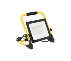 LED nešiojamas prožektorius TIGRA LED/100W/4000K IP54 juoda/geltona