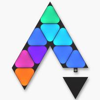 Nanoleaf Shapes - Ultra Black Triangles Expansion Pack (10 šviesos)