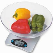 Haeger KS-05B.002B Santini Kitchen Scale with Bowl