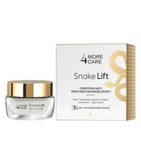 Regeneruojantis naktinis veido kremas nuo raukšlių MORE4CARE Snake Lift, 50 ml