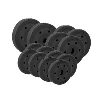 Bituminių apkrovų rinkinys 30kg (8x1.25kg + 4x2.5kg + 2x5kg), skylė 31mm, REBEL ACTIVE