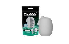 Masturbatorius kiaušinis Vibeggs Ribs Delight, baltas