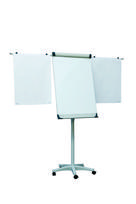 Konferencinis stovas 2x3, Mobilechart TF02, 74x100cm, su ratukais, šoninėmis juostomis, aliuminio rėmu