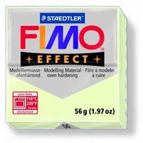 Modelinas Fimo, 56g, švytintis baltos spalvos