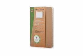*Užrašų knygutė Moleskine Evernote 9x14cm, linijomis, minkštu viršeliu, 2vnt/pak, rudos spalvos