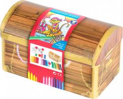 Flomasteriai Faber-Castell, lobių dėžutė, 33 spalvos