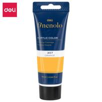 Akriliniai dažai DELI Finenolo 75ml, oranžinės spalvos