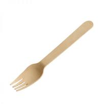 Vienkartinės medinės šakutės BIO, 160mm, 100vnt