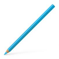 Akvarelinis pieštukas Faber-Castell GRIP Jumbo, 1vnt, neoninės mėlynos spalvos