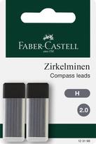 Grafitai skriestuvui Faber-Casell, H, 2x6vnt