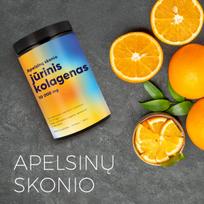 Melior 10000mg Jūrinis Kolagenas su Hialurono rūgštimi ir Vitaminais ( apelsinų skonio)