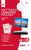 Laminavimo vokeliai „Soft-Touch“ A4 (216x303mm ) 80mic/100 lapų