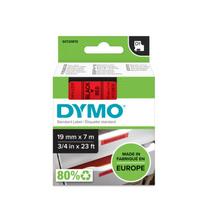 Juostelė DYMO 19mm/7m, D1 juodas šriftas/raudona