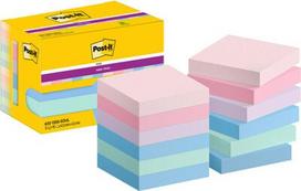 Lipnūs lapeliai 3M Post-it® Super Sticky Soulful, 47.6mmx47.6mm, 12 vnt. po 90 lapelių