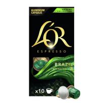 Kavos kapsulės suderinamos su Nespresso® L'OR BRAZIL, 10 vnt.