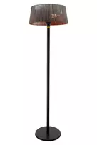 TunaBone Electric Standing Patio Heater, Double clear halogen heating lamps | TB1821SH-01 | Patio heater | 2100 W | Black