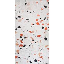 Skalbiamas oranžinės spalvos/dramblio kaulo spalvos kilimas 120x180 cm Italian Stone – Vitaus