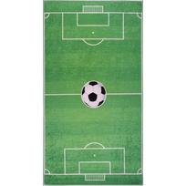 Skalbiamas žalios spalvos vaikiškas žaidimų kilimas 120x180 cm Soccer Time – Vitaus