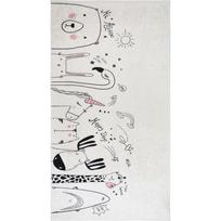 Skalbiamas dramblio kaulo spalvos vaikiškas kilimas 120x180 cm Animal Kingdom – Vitaus