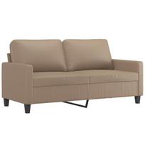 Dvivietė sofa vidaXL, ruda