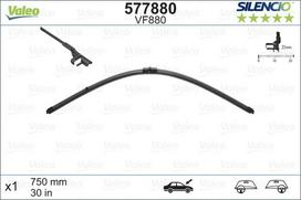 Automobilinis valytuvas VALEO SILENCIO AUDI FLAT BLADE, 750 mm