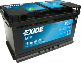 EXIDE EK800 Starterio akumuliatorius