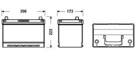 EXIDE EL954 Starterio akumuliatorius