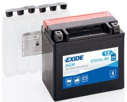 EXIDE ETX14L-BS Starterio akumuliatorius