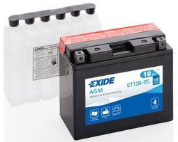 EXIDE ET12B-BS Starterio akumuliatorius