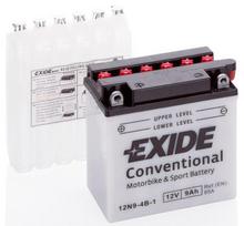 EXIDE 12N9-4B-1 Starterio akumuliatorius