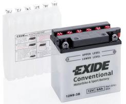 EXIDE 12N9-3B Starterio akumuliatorius