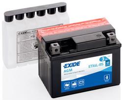 EXIDE ETX4L-BS Starterio akumuliatorius