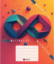 Vardinis sąsiuvinis DISCO Matematika, 32 l., langeliais