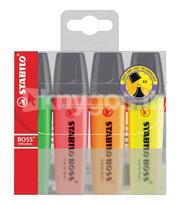 Teksto žymeklių BOSS rinkinys, 4vnt.