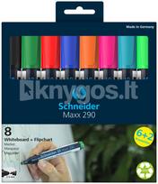 Žymeklių rinkinys baltai lentai MAXX 290 8vnt.