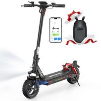 ISINWHEEL GT1 Visureigis Elektrinis Paspirtukas 800W Variklis 48V10Ah Baterija 10 COLIŲ Bekelės Pneumatinės Padangos Miesto Važiavimo E-Paspirtukas juoda