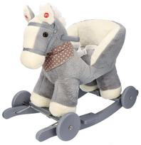 Muzikinis supamas arkliukas vienaragis 2 in 1, Grey