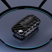 Automobilio anglies pluošto rašto nuotolinio rakto dangtelis dėklas pakabukas Octavia Seat Leon Altea A