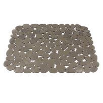 Virtuvės neslystantis kriauklės kilimėlis PVC kriauklės kilimėlis indams ir lazdelėms džiovinti 30*40cm ruda