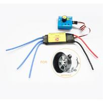 12V 40A ESC Variklio Valdiklis Maks. 480W Automobiliui Elektrinė Turbina Galia Turbo Kompresorius Tan Boost Oro Įsiurbimo Ventiliatorius