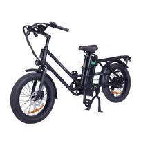 Gogobest GF200 Kalnų elektrinis dviratis suaugusiems 48V15.6Ah Baterija 500W Motoras Elektrinis dviratis 20 colių bekelės padangos Miesto važinėjimo e-dviratis juoda