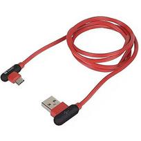 Natec Extreme Media cable USB Typ-C to USB (M), 1m, Angled Left/Right, Red NKA-1201