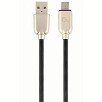 Gembird Premium Rubber, USB-A to MicroUSB, 2m CC-USB2R-AMMBM-2M
