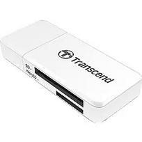 Transcend card reader USB 3.1 Gen 1 SD/microSD, white TS-RDF5W