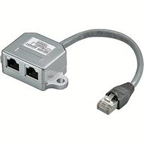 Goobay RJ45 T-Adapter CAT5 St->2xBu 68908