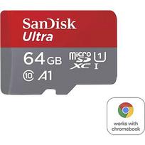 SanDisk Ultra, microSDHC, 64GB, UHS-I, U1, V10 For Chromebooks SDSQUAB-064G-GN6FA