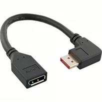 inLine DisplayPort 1.4 Extension Cable, Right Angle, 0.15m 17159R