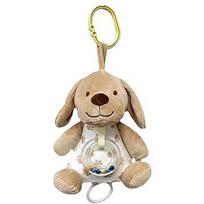 Tulilo Music box beige dog 18 cm 9387