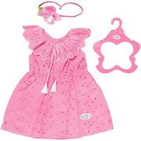 Zapf Creation BABY born Trend flower dress 43cm, doll accessories (dress and hair band, including clothes hanger) 832684