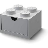 Room Copenhagen LEGO Desk Drawer 4 , storage box (grey, knobs) 40201740